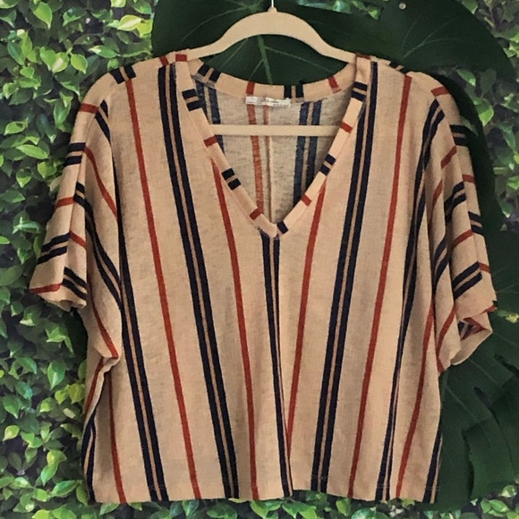 Zara Stripped Top Size S - Picture 1 of 4
